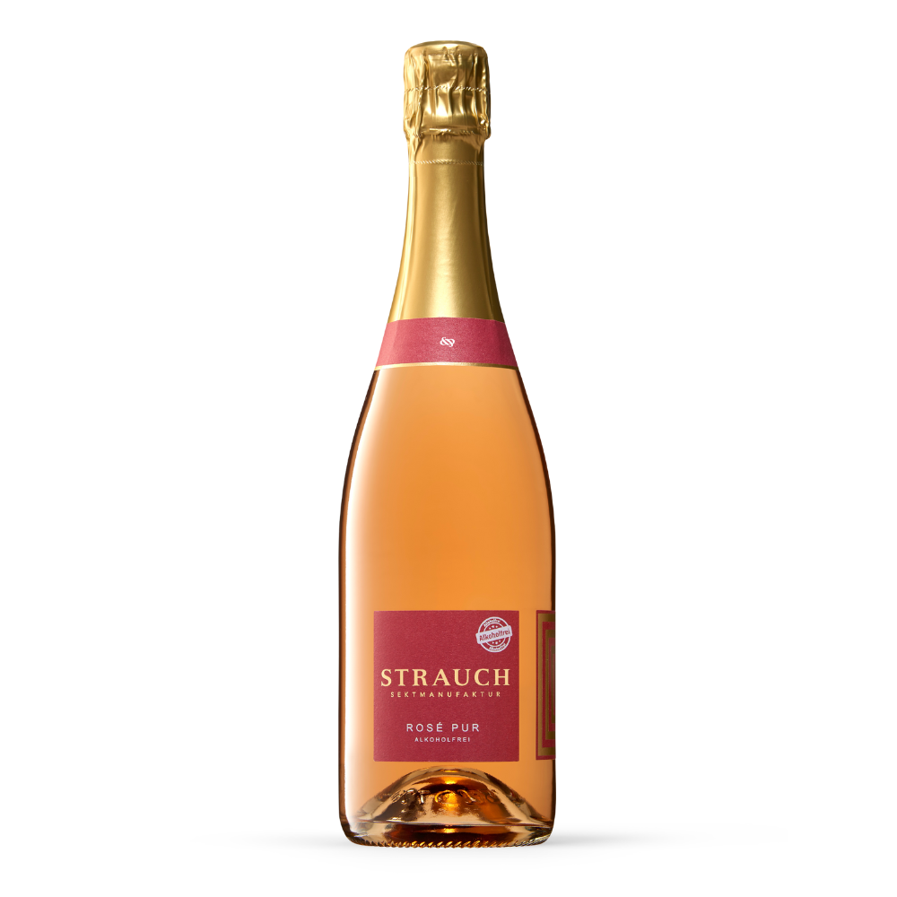 Rose Pur Cuvee alkoholfrei Strauch Rheinhessen